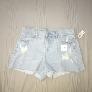 Ripped Jean Shorts